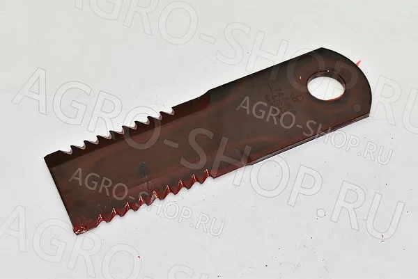 Нож 52945 соломоизмельчителя зубчатый (173х50х4мм, d=20,1мм.)  Шумахер