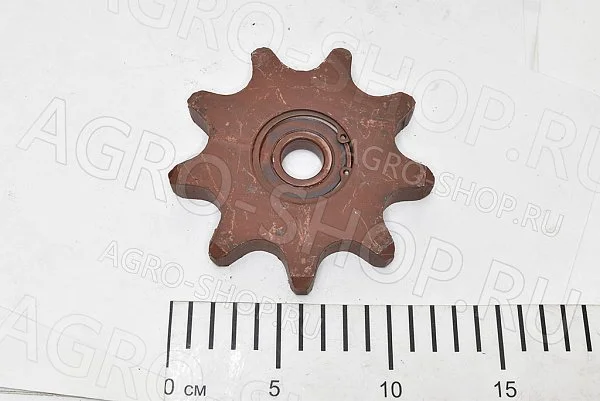Звездочка ПРС 00.480 Z=9, t=38,1 натяжная стальная ПР-145С Барнаул