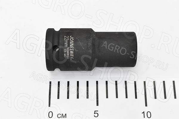 Головка торцевая 22мм 3/4" ударная глубокая Jonnesway (S03AD6122)