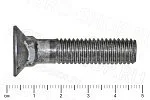 Болт 10х45 потайная головка (лемех) стандартный Шаг 1,5 ГОСТ 7786 кл.пр. 5,8 РФ
