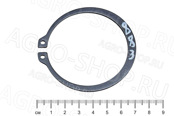 Кольцо стопорное В 65 (наружное) D=65 мм. ГОСТ 13942-86