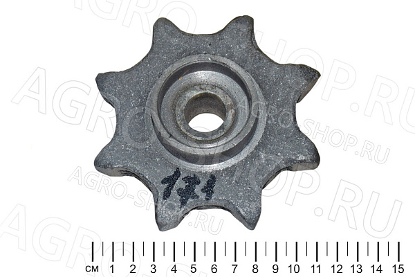 Звездочка ОВИ 05.101 (z=8, d=20, t=38) с втулкой ОВС-25 