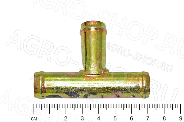 Тройник 90гр. D(мм)=16*16*16  металл "Т"