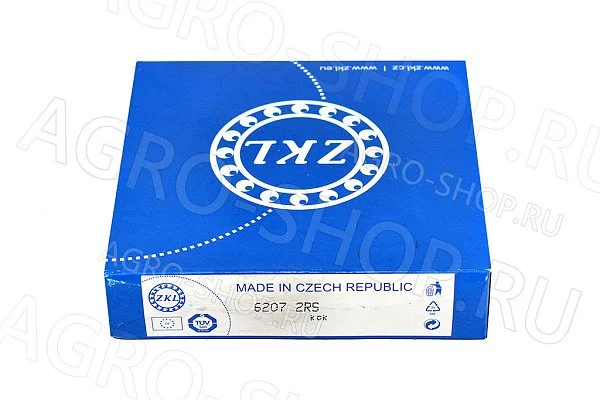 Подшипник 180207 / 6207-2RS (35х72х17) (ZKL) 