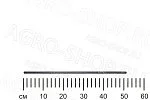 Сталь шпоночная 8х7 ГОСТ 8787-68 ст. 45 прямоугольная (длина 500 мм.) 