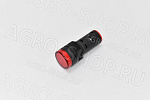 Индикатор AR-AD16-16DS / ARG2-16FP-W-R24 красный 24В  