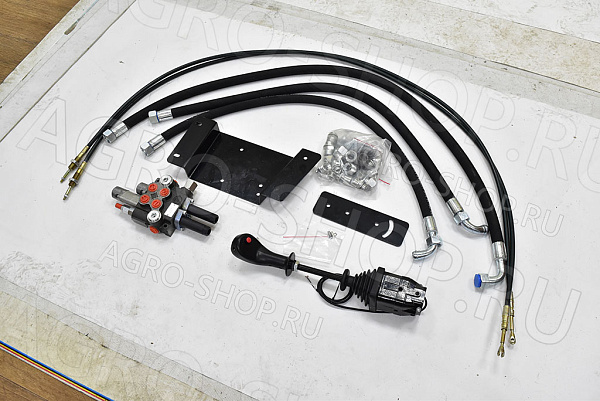 Джойстик на фронтальный погрузчик МТЗ (комплект №1) с распределителем 2р40  