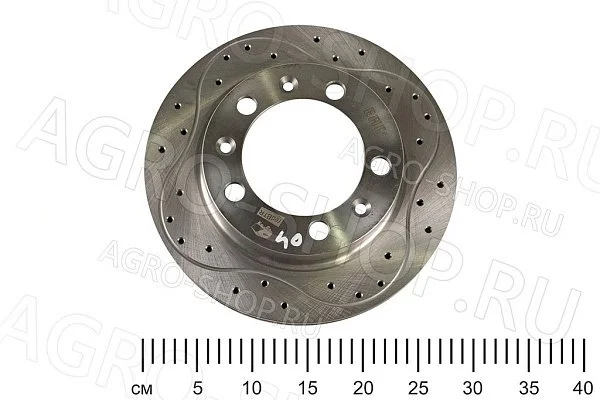 Диск RB-BD3160-3501076 тормозной передний (перфорированный) УАЗ redBTR