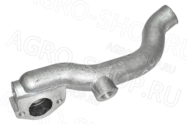 Патрубок 50-1307044-Б-01 водяного насоса (алюминий) для КС100 Д-245S2 (ММЗ)