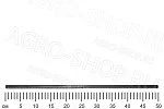 Сталь шпоночная 10х8 ГОСТ 8787-68 ст. 45 прямоугольная (длина 500 мм.) 