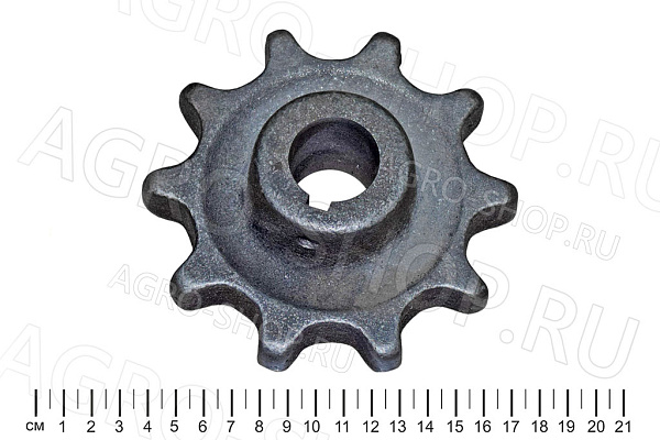 Звездочка Н 023.211-02 (z=10, d=30, t=38) главного транспортера ЗМ-60 
