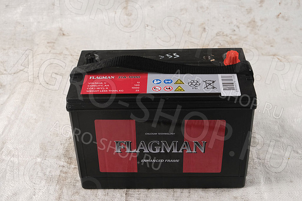 Аккумулятор 140 FLAGMAN 1000А универсальная клемма конус (стандарт) (31A-1100) 