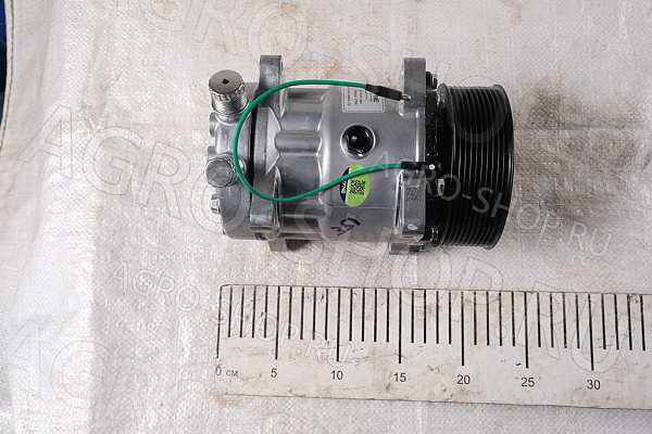 Компрессор  7H15, E PV10, 24V (шкив 10руч.) выходы вертикальные кондиционера  DYNE