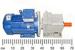 Мотор-редуктор CMGH 042-12,60-3,0/1500-B3 (Н=115) НПК-50 
