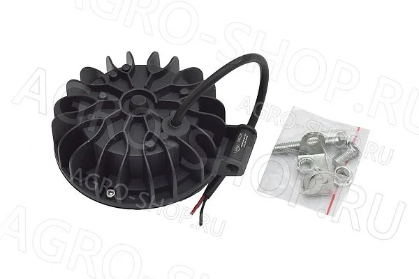 Фара LED АЕ30R-6LED-55РС круглая, рассеян. свет (115х55х135), 30W, 6 диодов 12В/24В  АвтоЭлектрика
