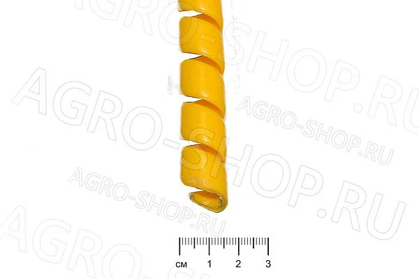 Спираль 13-18 защитная пластиковая, желтая (50м) 