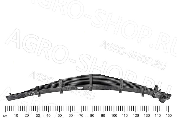 Рессора 131-2902007-12 передняя (15 л., с лебедкой) ЗИЛ-131 
