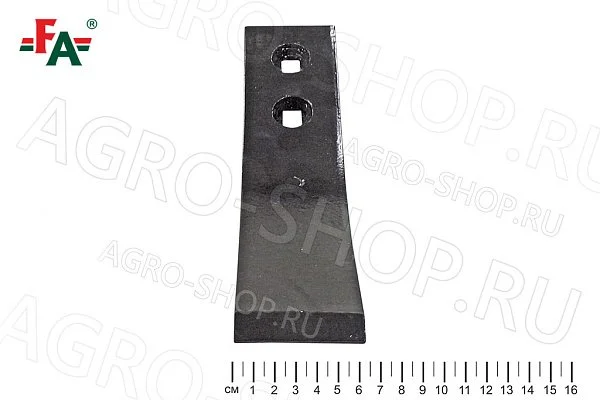 Долото ПК, ст65Г, УТС, t=10 мм, L=252 мм ПР-04.03.01 FeatAgro