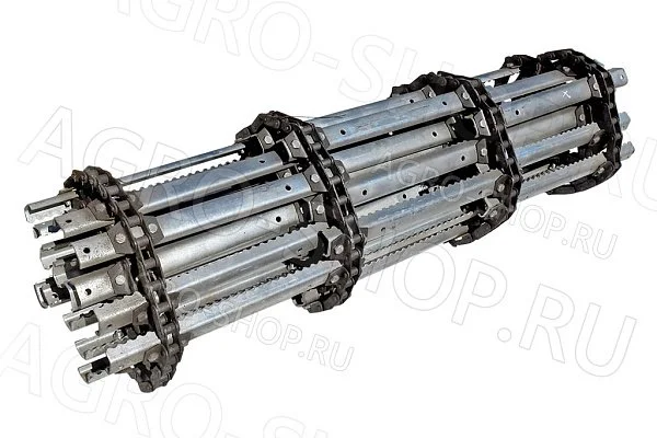 Транспортер КЗК-12-1827000А наклонной камеры на болтах М10, (L=3,494 м.) планка 4 мм. КЗС-1218 Ростов