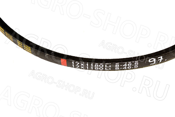 Ремень 16х11-1220 / 17х1180 (В46,5) вентилятора Т-150 (MITSUBOSHI) 