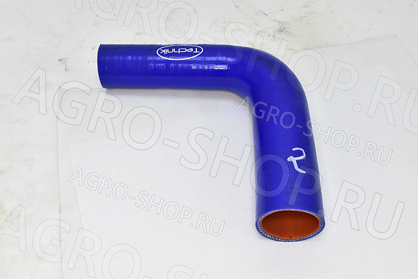 Патрубок 90-32-38-150-150 с переходом угол 90 гр. D(мм)=32*38 L(мм)=150х150 силикон 