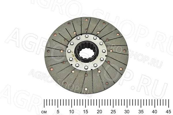 Диск сцепления 45-1604050-A4 ведомый ВОМа (с шариком) ЮМЗ Master Part