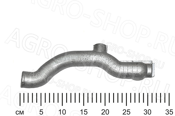 Патрубок 50-1307044-Б-01 водяного насоса (алюминий) для КС100 Д-245S2 (ММЗ)