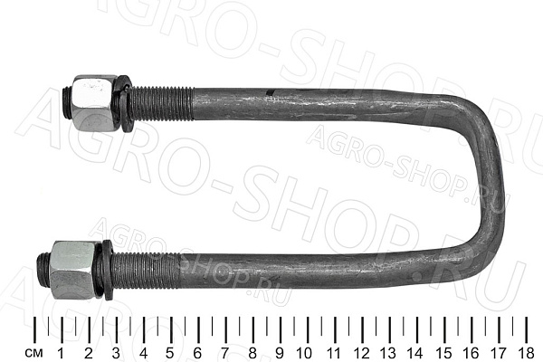 Стремянка 3160-2912408-04 рессоры (160 мм, с гайками, нового образца) УАЗ-3741, УАЗ-3160 