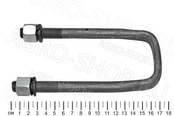 Стремянка 3160-2912408-04 рессоры (160 мм, с гайками, нового образца) УАЗ-3741, УАЗ-3160 