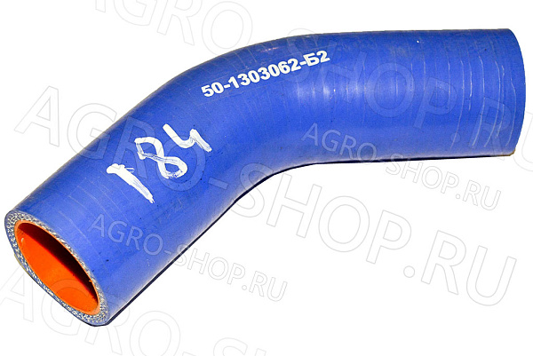 Патрубок 50-1303062-Б2 радиатора D(мм)=36 L(мм)=170 силикон (угол 135гр.) нижний МТЗ-80/82