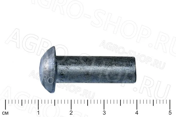 Заклепка 8х24 стальная полукруглая головка ГОСТ 10299-70 (Р)