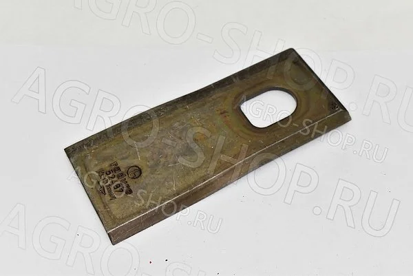 Нож 52487 роторный, левый (134х55х4, d=21х28мм.)  RADURA