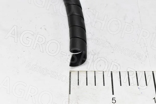 Спираль 16-22 защитная пластиковая, черная (50м) 