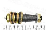 Палец Ф80-3405101-S гидроцилиндра Ц50 в сборе d=28мм, L=129мм  (Master Part)