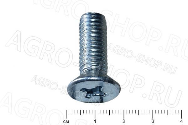 Винт 10х30 потайная головка под крестообразную отвертку Шаг 1,5 ГОСТ 17475-80 кл.пр. 5,8 