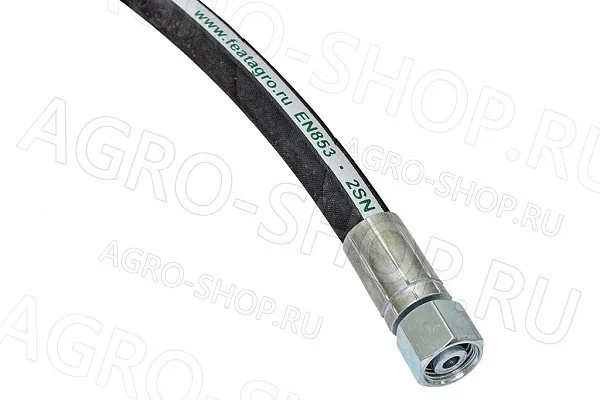 РВД 8-10 L=0,6м (DKOL М16х1,5 гайка 19) (DKOL М16х1,5 гайка 19) 2SN (FeatAgro) 
