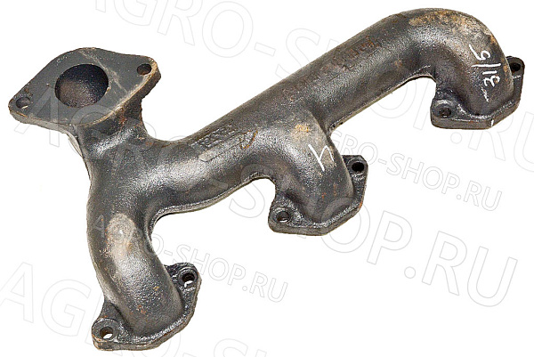 Коллектор 60-07102.10 выхлопной левый СМД-60 Т-150 