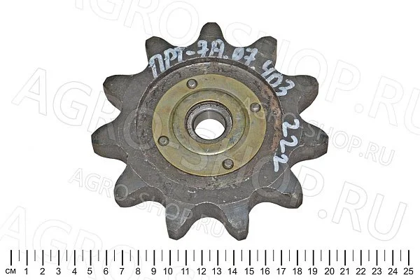 Звездочка ПРТ-7А.07.403 / ПРТ-7А.07.09.020 в сборе (t=38,1; z=11) ПРТ-7, МТТ-9 Бобруйск