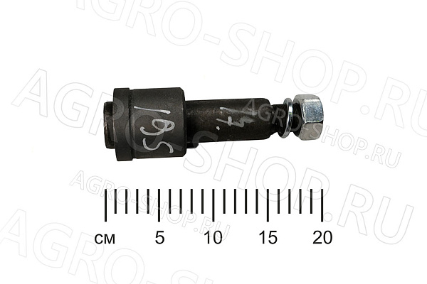 Палец 8332-2902478 прицепа 40х145 М27 (втулка+гайка+гровер) 195мм. ушка рессоры  