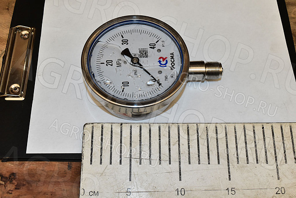 Манометр ТМ-521Р.10 (0-40МПа) М20х1,5 1.0 гидрозаполненный 