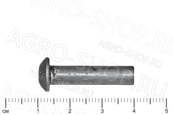 Заклепка 6х26 стальная полукруглая головка ГОСТ 10299-80 (Р) 