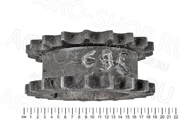 Блок звездочек  (z=19/19, t=25.4, d=35мм)  
