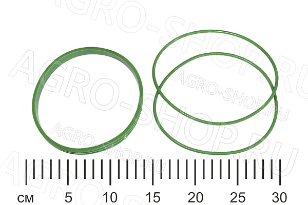 Уплотнение гильзы 236-1004003 силикон (3 уплотнительных кольца) ЯМЗ (СТРОЙМАШ) 