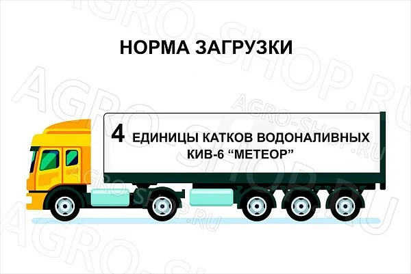 Каток-измельчитель водоналивной КИВ-6