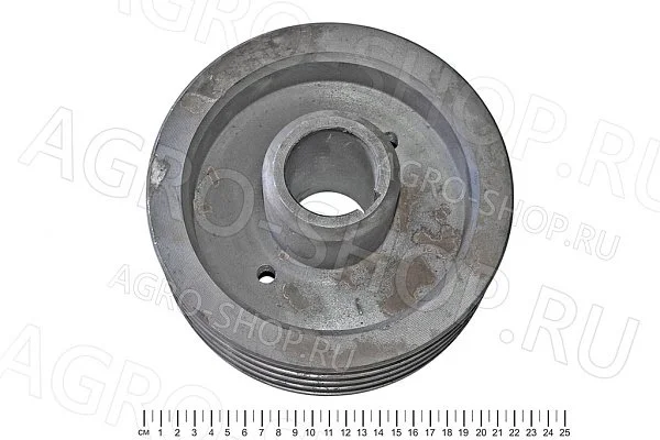 Шкив КУ 203.011 (D=210 мм, d=48 мм, 4 руч.) на эл-ль КД-2 