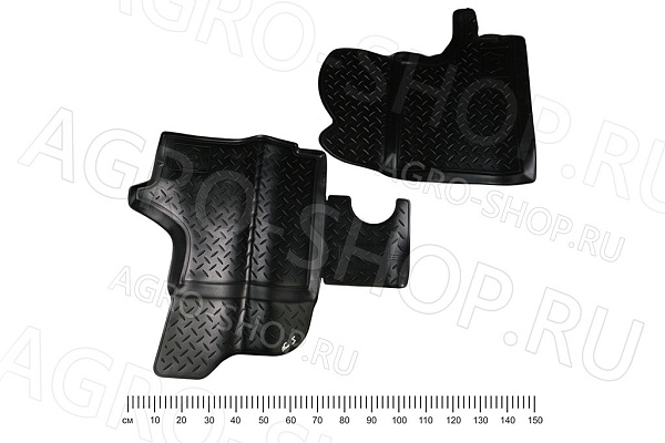 Коврики ДМ01.100 пола с перемычкой (2шт) Газель ГАЗ