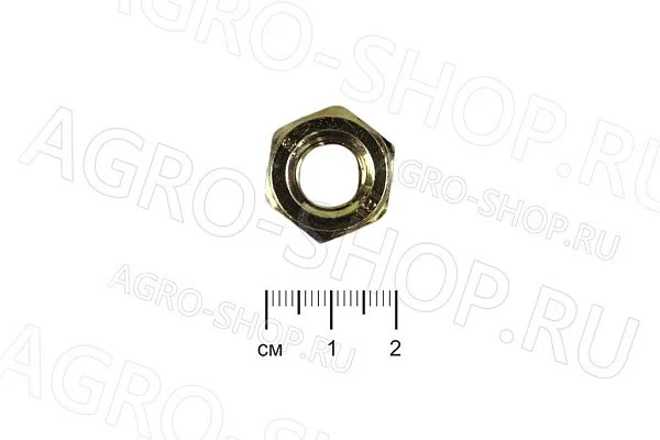 Гайка 10 шестигранная головка стандартный Шаг 1,5 ГОСТ 5915-70 ОЦ кл.пр. 8,0 Китай (кор. 20 кг.)