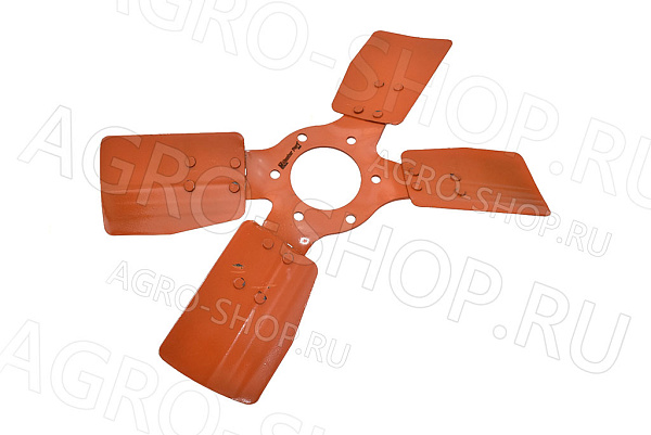 Вентилятор 240-1308040 4-лопастной (металл) ПВХ покрытие Д-243/245 (Master Part)