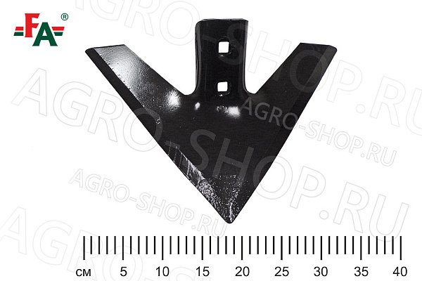 Лапа культиватора КП-3,8, КТС-10 ст65Г, t=8 мм, штамп ТВЧ. упр. 440 мм, FeatAgro