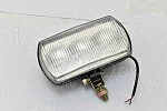 Фара противотуманная ТН105-02LED (3 диода) прямоугольная белая 12В/24В  КЭП